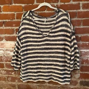 Striped Free People Sweater